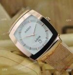 Replica Rado Jubile Rose Gold Whie Dial 40mm Mens Watch